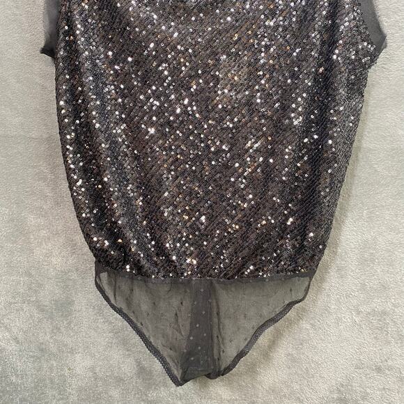 Free People Bodysuit Medium Indie Boho Chic Fairy Grunge Whimsigoth Going Out - Picture 6 of 16